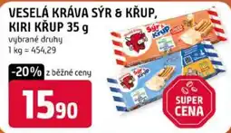 Trefa Veselá kráva sýr & křup, kiri křup nabídka