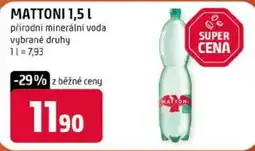 Trefa Mattoni přírodní minerální voda nabídka