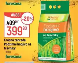 Globus Krásná zahrada Podzimní hnojivo na trávníky nabídka