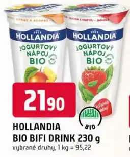 Trefa Hollandia bio bifid drink nabídka
