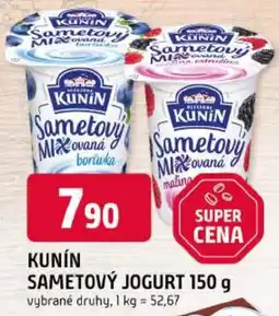 Trefa Kunín sametový jogurt nabídka