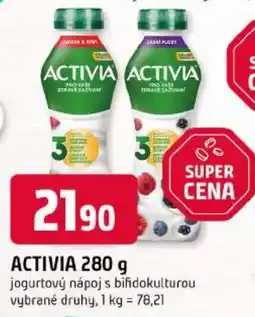 Trefa Activia jogurtový nápoj s bifidokulturou vybrané druhy nabídka