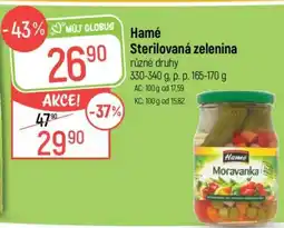 Globus Hamé Sterilovaná zelenina nabídka