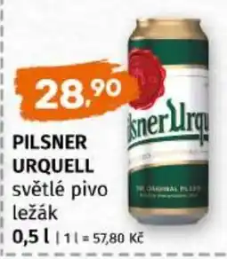 Trefa Pilsner Urquell světlé pivo ležák nabídka