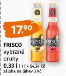 Trefa Frisco vybrané druhy nabídka