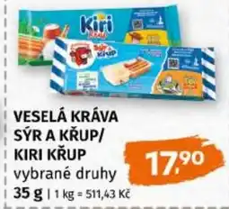 Trefa Kiri Krup sýr a křup nabídka