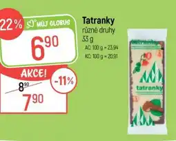 Globus Tatranky různé druhy nabídka
