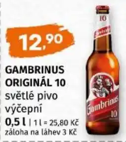 Trefa Gambrinus originál 10 nabídka