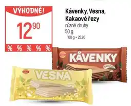 Globus Kávenky, Vesna, Kakaové řezy nabídka