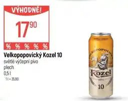 Globus Velkopopovický Kozel 10 nabídka