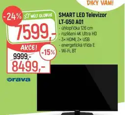 Globus SMART LED Televizor LT-G50 A01 nabídka