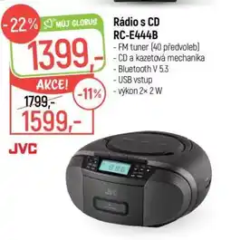 Globus Rádio s CD RC-E444B nabídka