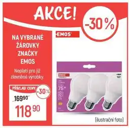 Globus Vybrané žárovky značky EMOS nabídka