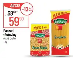 Globus Panzani Těstoviny nabídka