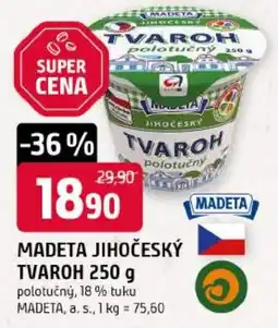 Trefa Madeta jihočeský tvaroh nabídka