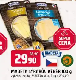 Trefa Madeta sýrařův výběr nabídka