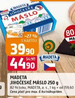 Trefa Madeta jihočeské máslo nabídka
