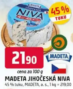 Trefa Madeta jihočeská niva nabídka
