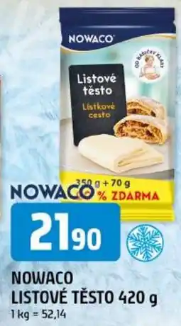 Trefa Nowaco listové těsto nabídka