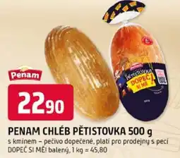 Trefa Penam chléb pětistovka nabídka