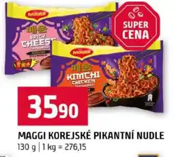 Terno Maggi korejské pikantní nudle nabídka