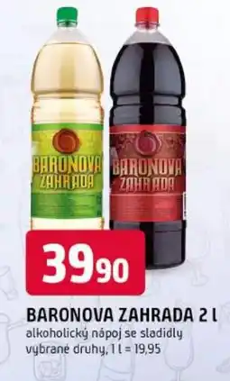 Trefa Baronova zahrada nabídka