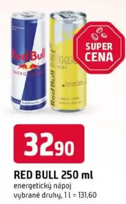 Trefa Red Bull energetický nápoj nabídka