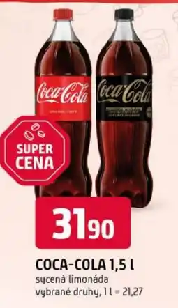 Trefa Coca-Cola sycená limonáda nabídka