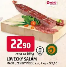Trefa Maso Uzeniny Písek lovecký salám nabídka