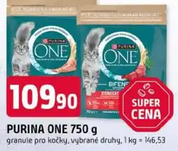 Trefa Purina one granule pro kočky vybrané druhy nabídka