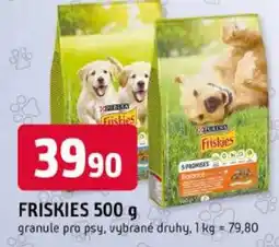 Trefa Friskies granule pro psy vybrané druhy nabídka