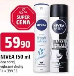 Trefa Nivea deo sprej nabídka
