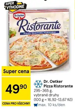 Tesco Dr Oetker Pizza Ristorante nabídka