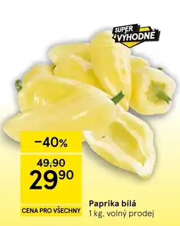 Tesco Paprika bílá nabídka