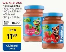Tesco Hello Svačinka nabídka