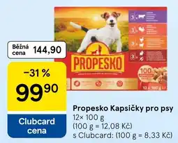 Tesco Propesko kapsičky pro psy nabídka