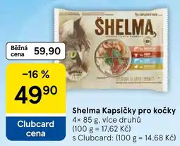 Tesco Shelma kapsičky pro kočky nabídka