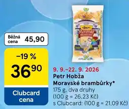 Tesco Petr Hobža Moravské brambůrky nabídka