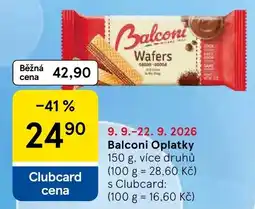 Tesco Balconi Oplatky nabídka