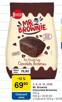 Tesco Mr. Brownie Chocolate Brownies nabídka