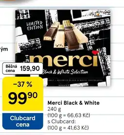 Tesco Merci Black & White nabídka