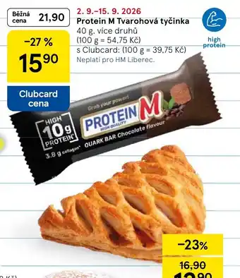 Tesco Protein M Tvarohová tyčinka nabídka