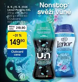 Tesco Lenor svěží vůně nabídka