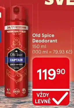 Tesco Old Spice Deodorant nabídka