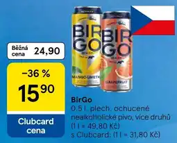Tesco BirGo nabídka