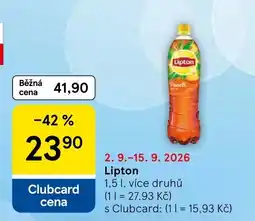 Tesco Lipton nabídka