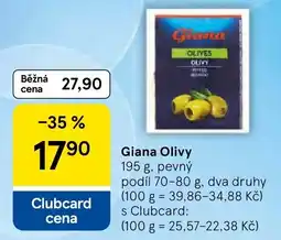 Tesco Giana Olivy nabídka