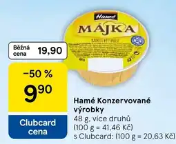 Tesco Hamé konzervované výrobky nabídka