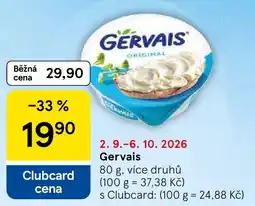 Tesco Gervais nabídka