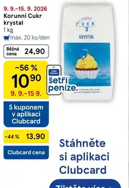 Tesco Korunní cukr krystal nabídka